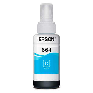 Tinta Epson T664 Cyan