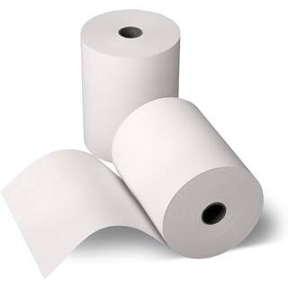 Bobina de Papel Térmico, 80mm Ancho x 44mm Diámetro (Caja de 50 Unidades)